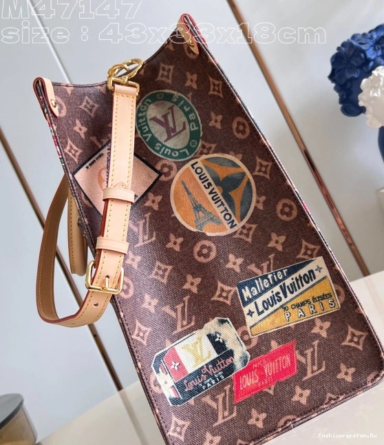 FS CHEAP VUITTON TOTE ONTHEGO BAG-43*33*18.5cm LOUIS Voyage 0711